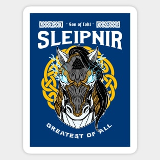 Sons of Loki: Sleipnir the greatest of all Horses-Norse mythology design Sticker